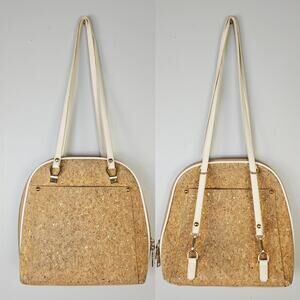 Miztique Designer Cork Backpack Purse Convertible Adjustable 6 Pockets